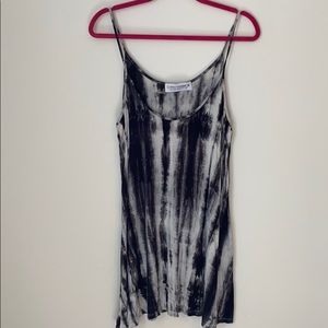 Gypsy warrior black tie dye cotton dress